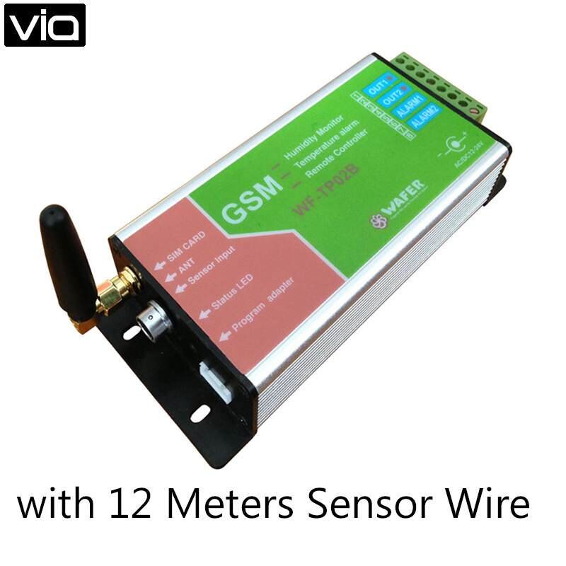 WF-TP02B GSM µ   ͸  Ʈѷ 12   ̾/WF-TP02B  GSM Temperature And Humidity Monitoring Remote Controller12 Meter Sensor Wire